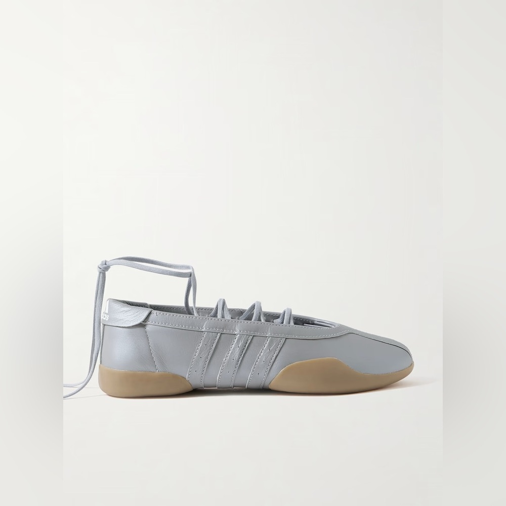 Adidas Taekwondo Mei Ballet metallic leather sneakers